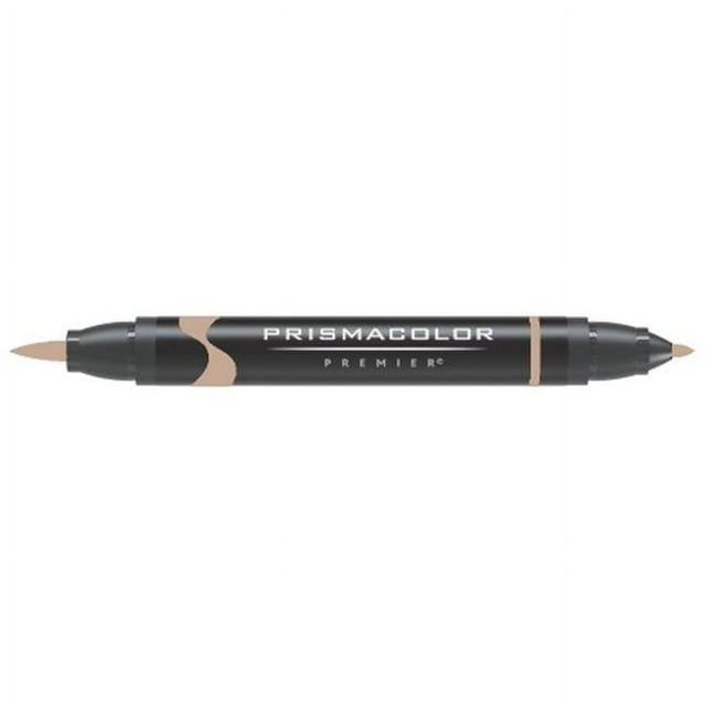 Prismacolor Premier Double-Ended Art Marker, Brush-Fine, Light Umber 0.6
