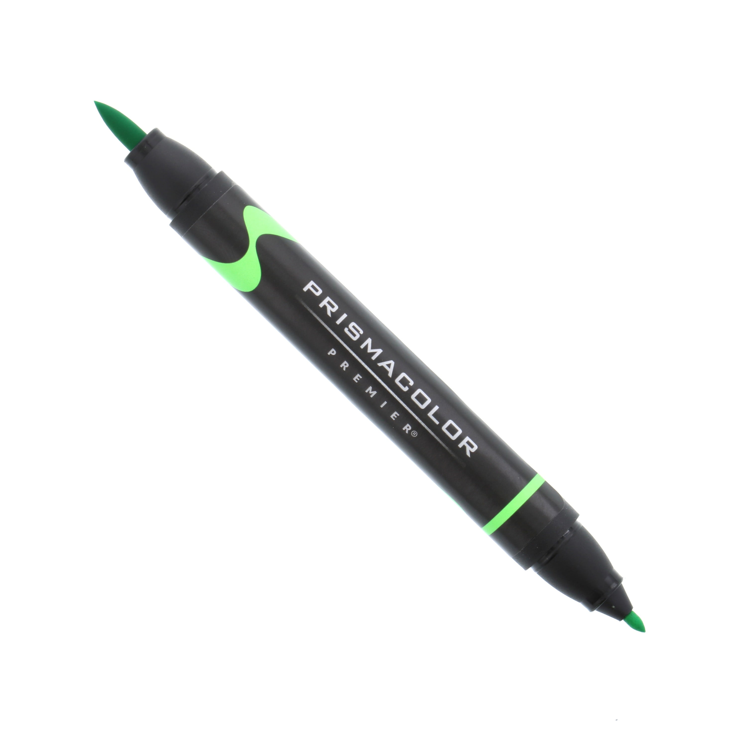 Prismacolor Premier Double-Ended Art Marker, Brush-Fine, Neon Green