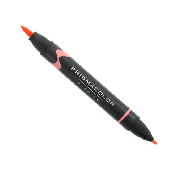Prismacolor Premier Double-Ended Art Marker, Brush/Fine, Peach