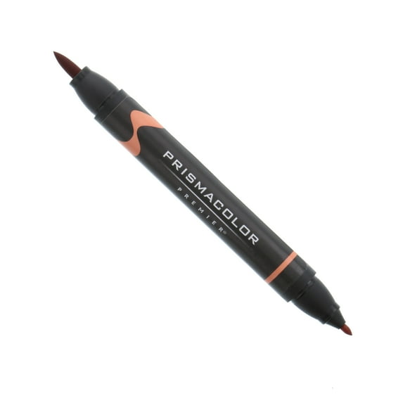 Prismacolor Premier Double-Ended Art Marker, Brush-Fine, Pumpkin Orange