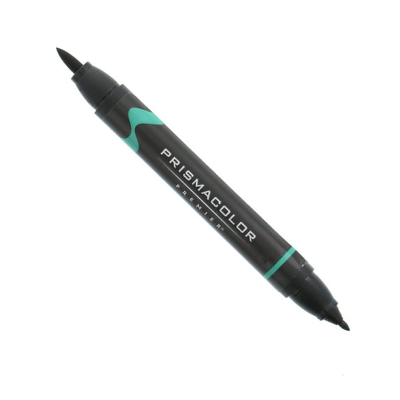 Prismacolor Premier Double-Ended Art Marker, Brush-Fine, Spruce Green