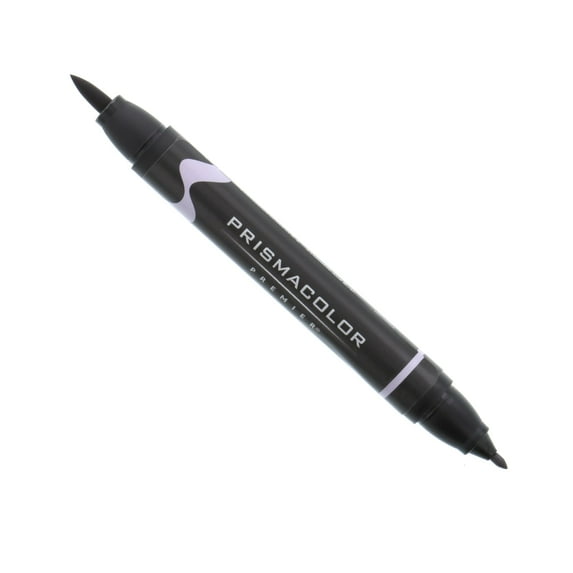 Prismacolor Premier Double-Ended Art Marker, Brush/Fine, Warm Gray 50%