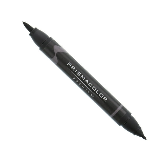 Prismacolor Premier Double-Ended Art Marker, Brush-Fine, Warm Gray 80%
