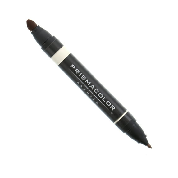 Prismacolor Premier Double-Ended Art Marker, Chisel-Fine, Light Umber 0.2