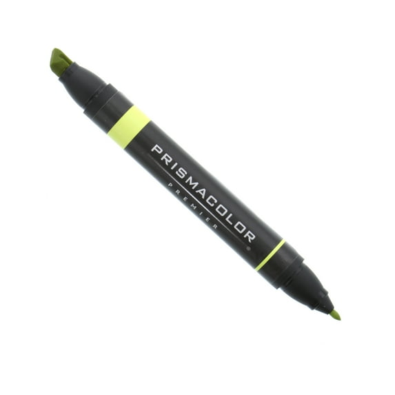 Prismacolor Premier Double-Ended Art Marker, Chisel-Fine, Lime Peel