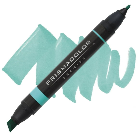 Prismacolor Premier Double-Ended Art Marker, Chisel-Fine, Parrot Green Light