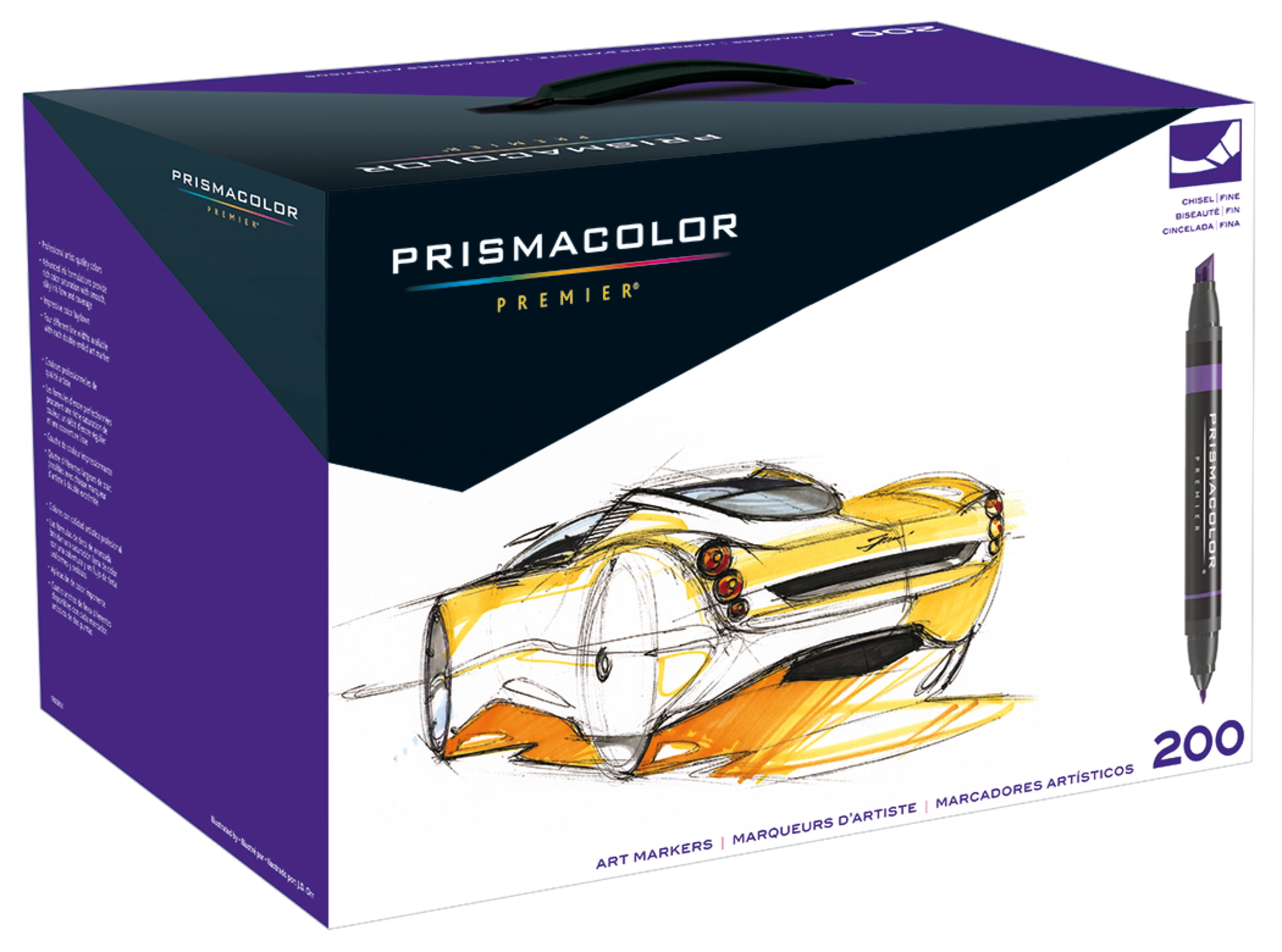 Prismacolor Premier Art Marker Deco Yellow (PM-131) Box of 6 Markers