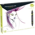 thumbnail image 1 of Prismacolor Premier Double-Ended Art Markers, Fine And Brush Tip, Adult Coloring, 12 Pack, 1 of 5