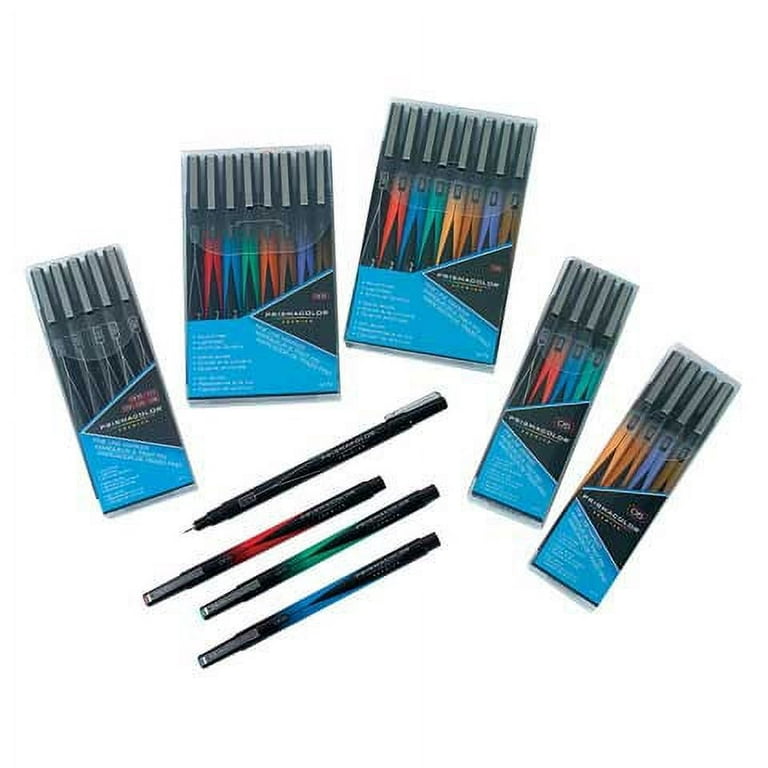 Prismacolor Premier Fine Line Marker Set, 4-Colors, Primary Colors