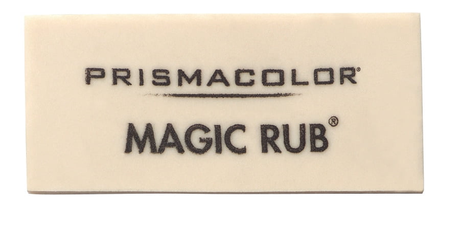 3 Prismacolor MAGIC RUB Erasers Latex Free Vinyl Erasers 