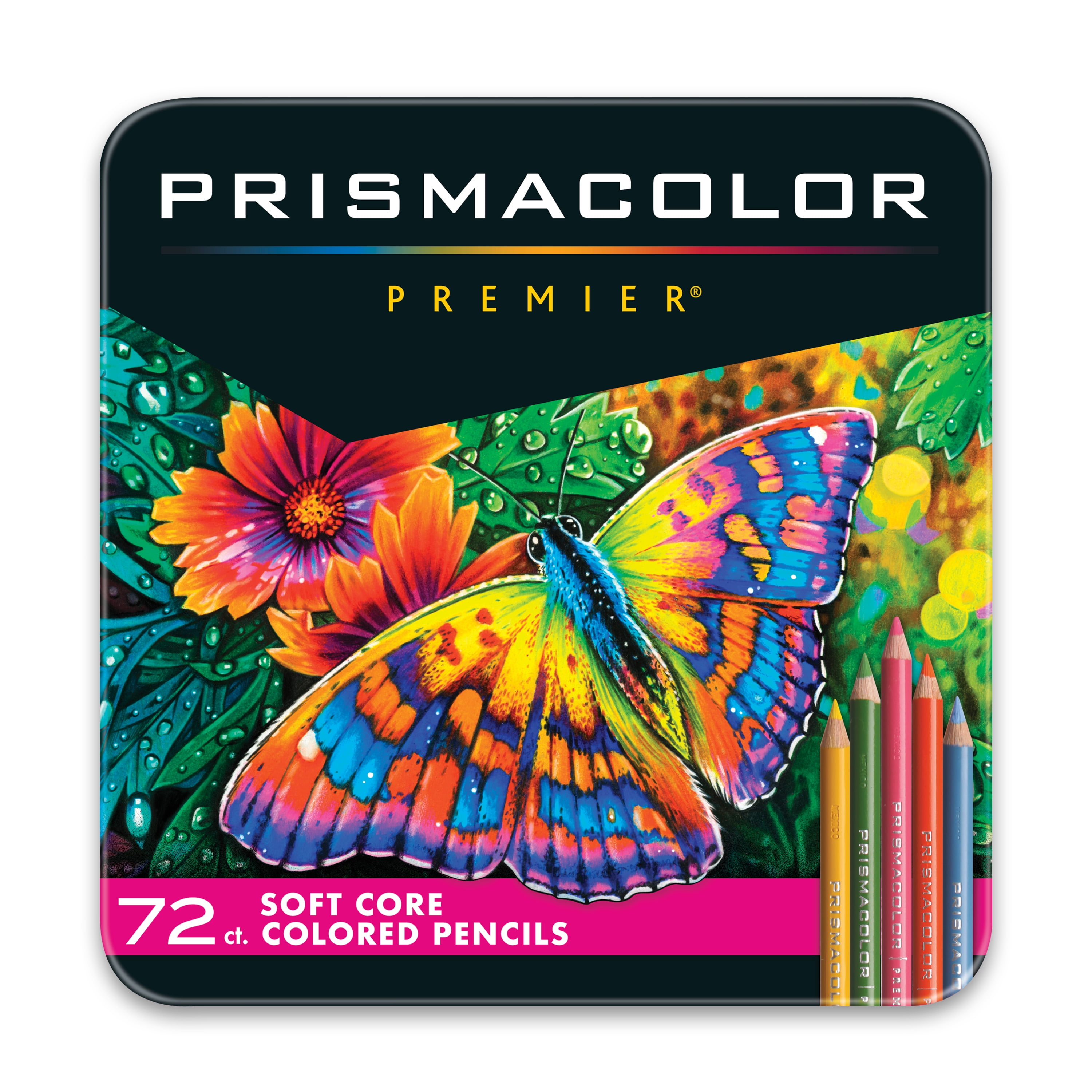 Prismacolor Premier Soft Core Colored Pencils, Assorted Colors, Set of 72