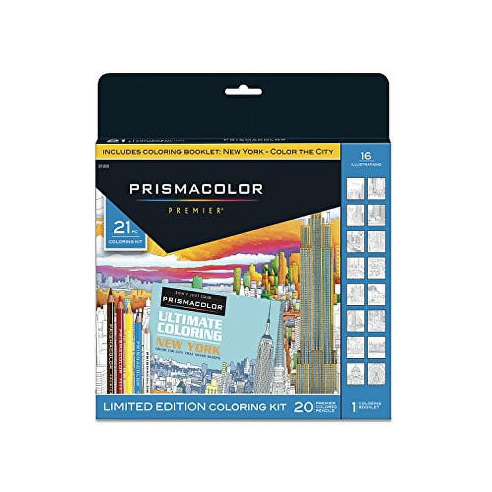 Prismacolor Premier Soft Core Pencils Adult Coloring Book Kit New York City  2 for sale online