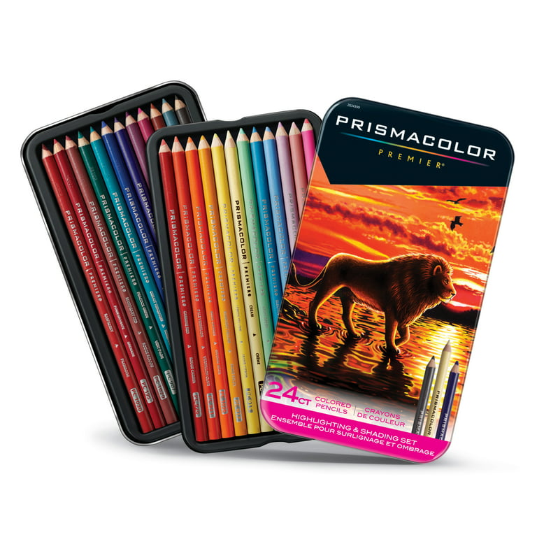 2 Prismacolor Premier Soft Core and Portait Colored Pencil Sets, 48ct - NEW