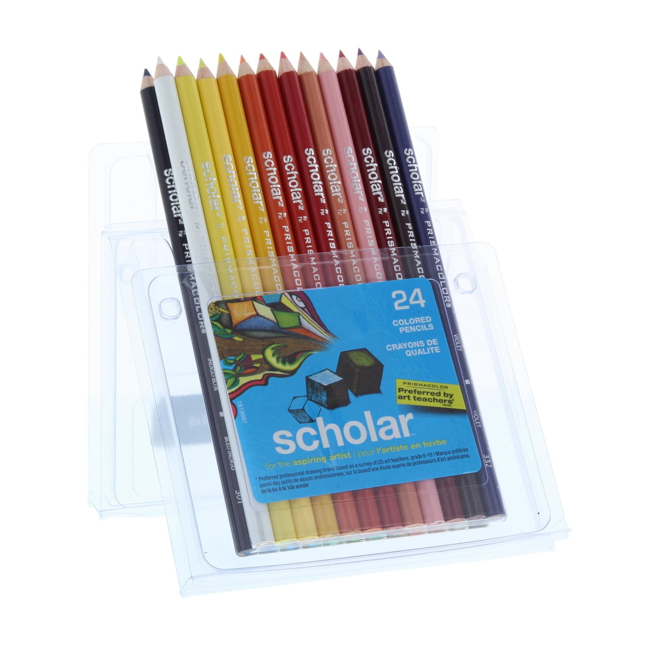 PRISMACOLOR Colored Pencils-24 and TWO ADULT COLORING BOOKS - Swirls &  Patterns