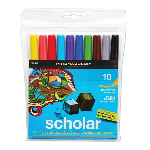 Prismacolor Scholar Marker Set, 10-Colors