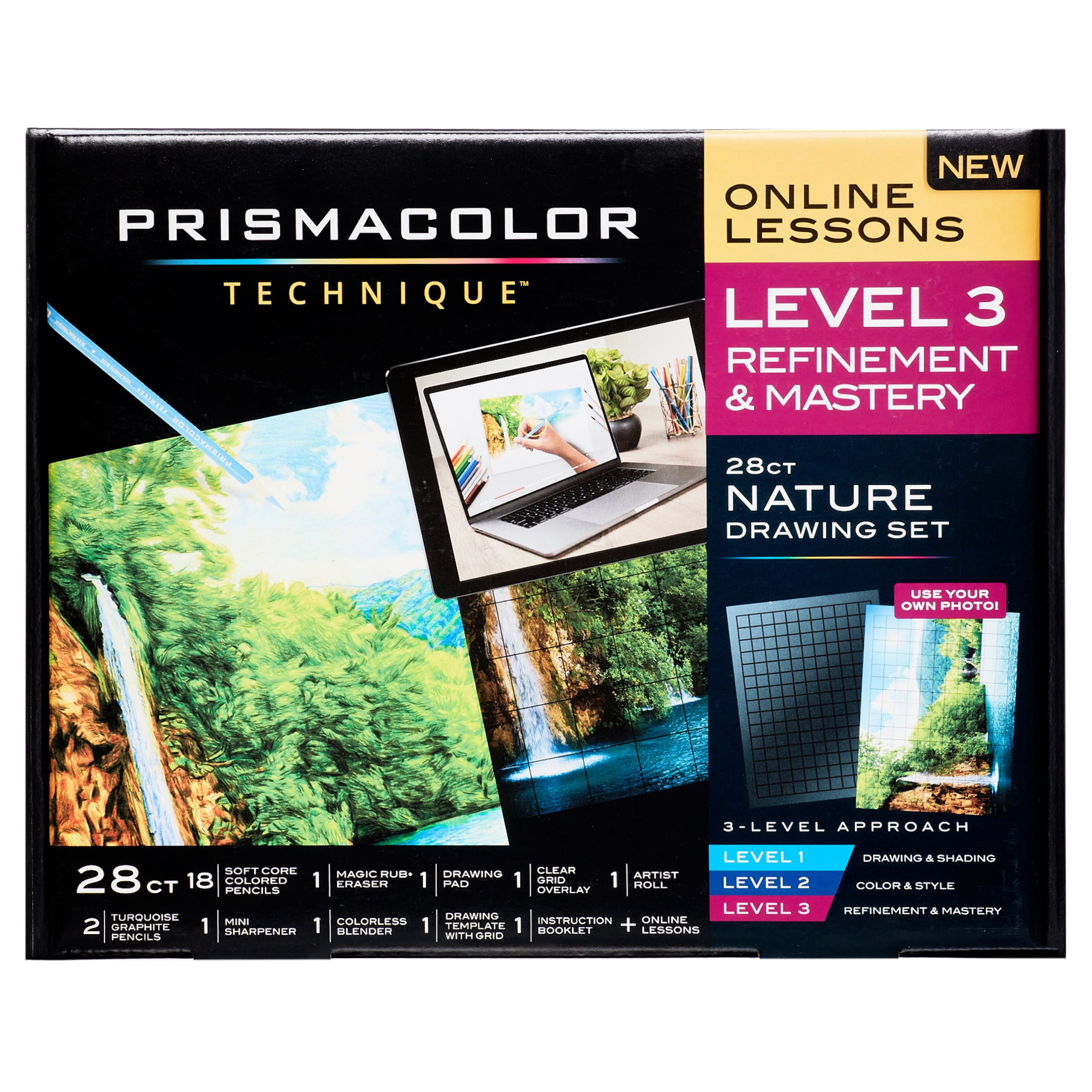 Prismacolor® Technique™ Level 2 Color & Style 27-Piece Nature Drawing Set