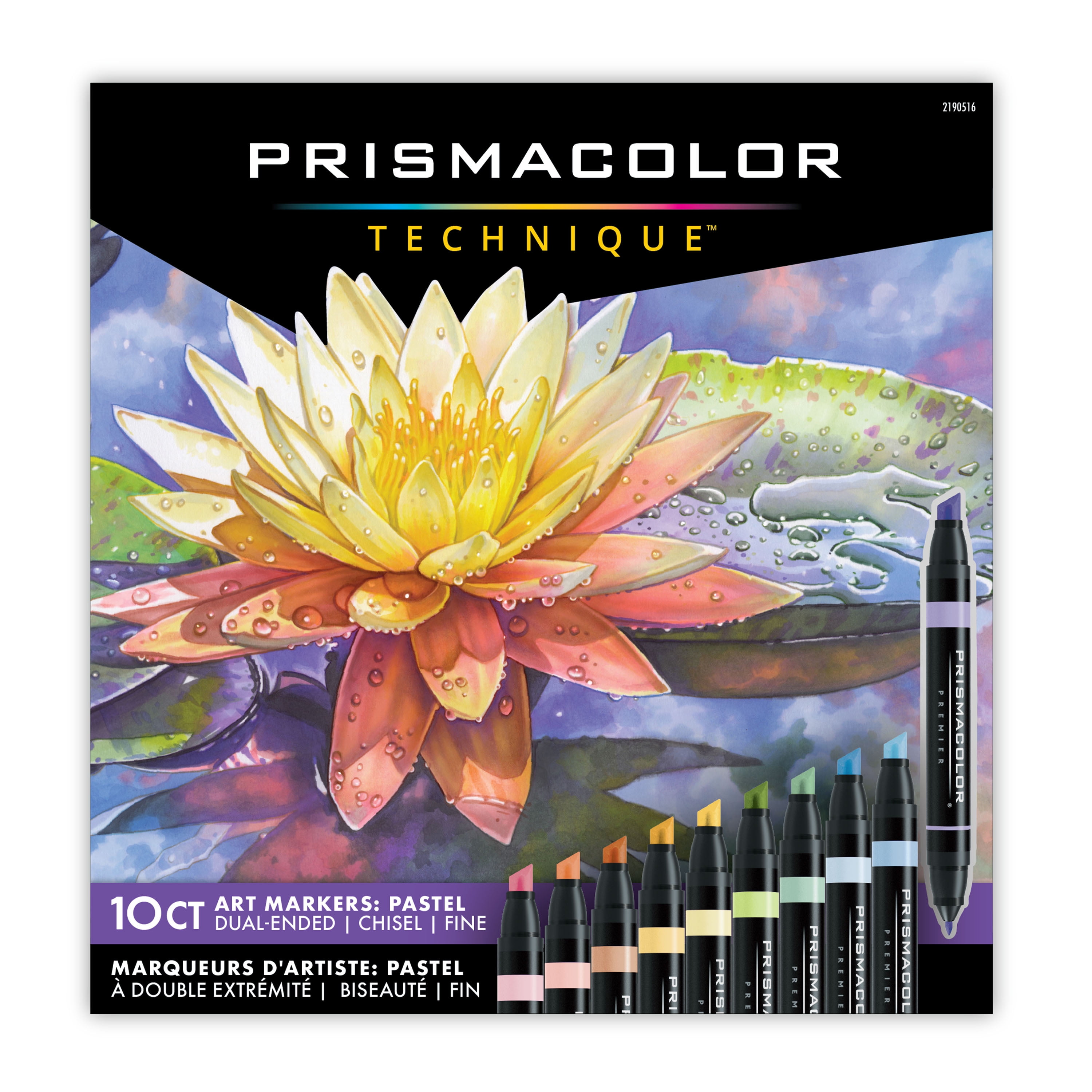 Prismacolor Technique Double-Ended Art Markers, Assorted Colors, 10 Pack