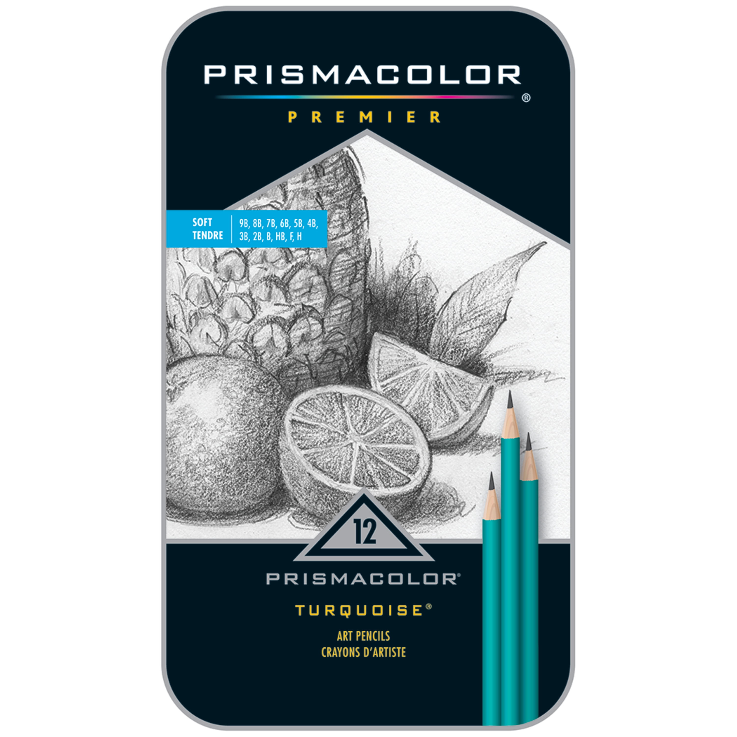 Turquoise Graphite Drawing Pencils - 4 options – The Paper + Craft