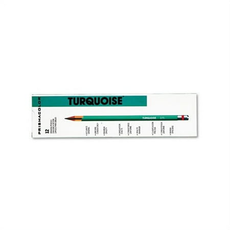 Prismacolor Turquoise Drawing pencl, 4H, 1.98 mm, Dozen -SAN2269