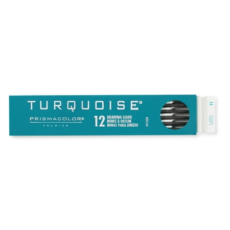 Prismacolor Turquoise Leads, H, 12/Pkg.