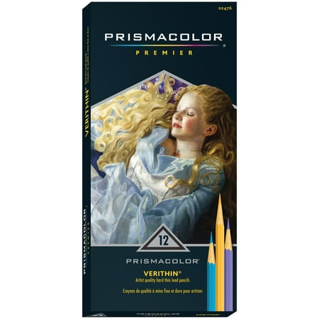 Prismacolor Verithin Colored Pencil Set, 12-Colors