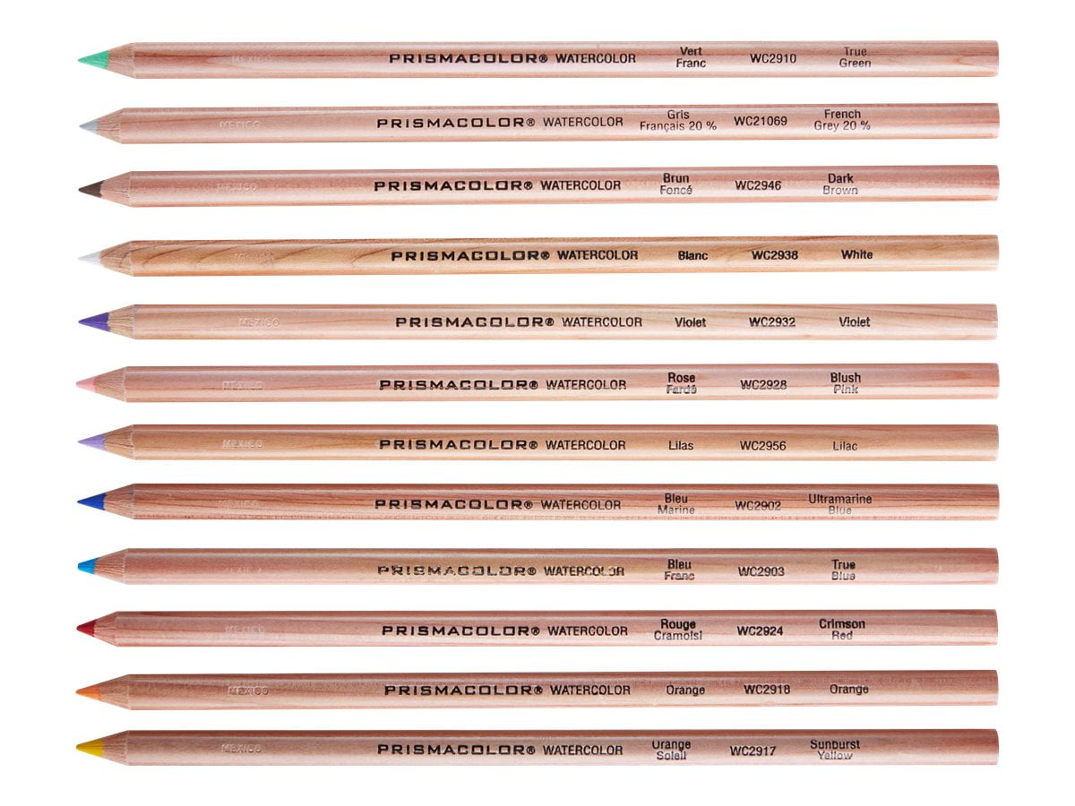 Prismacolor Watercolor Pencil Set, 24-Colors