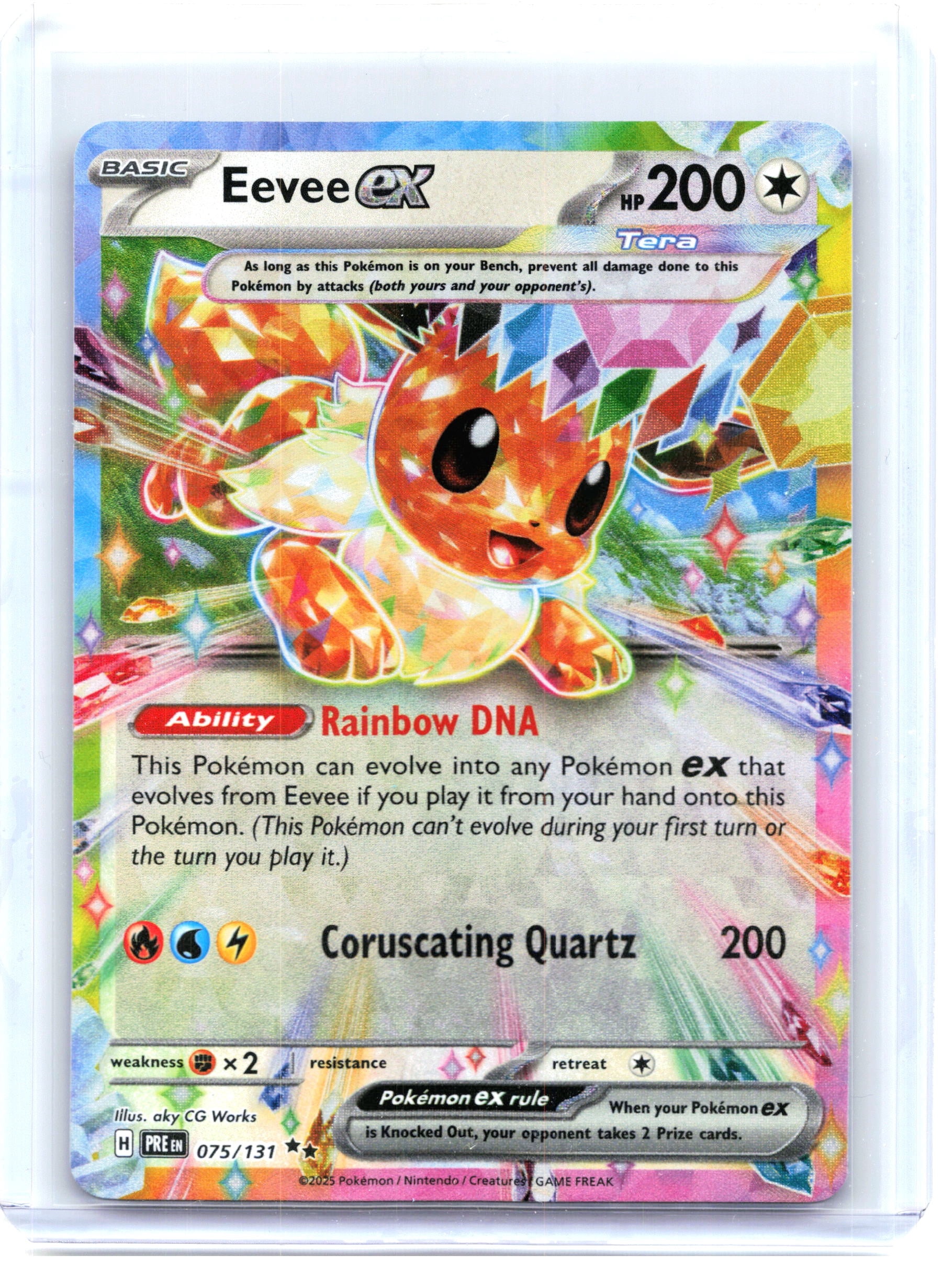 pink pokemon cards Espeon ex Pokemon Prismatic Evolutions Surprise Box Exclusive #034 PSA 9 #1