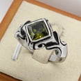 thumbnail image 1 of Prismatic Gem Men's Titanium Steel Ring, 1 of 4