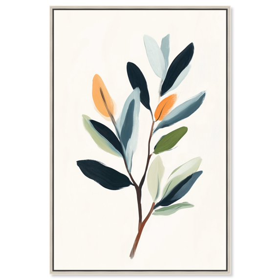 Prismatic Grove II Canvas Retro Poster Art by Art Remedy, Silver Frame, 30" x 45"