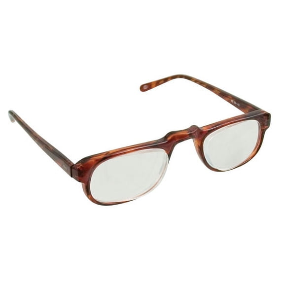 Prismatic Half Eye Spectacle +4 Diopter with 6 Base In Prism - 49mm