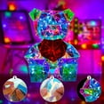thumbnail image 1 of Prismatic Iridescent Love Bear LED Teddy Bear Night Light Colorful Glow 3D Light DIY Crafts for Women,Teens, Valentine's Day Gifts for Her Room Decor, 1 of 8