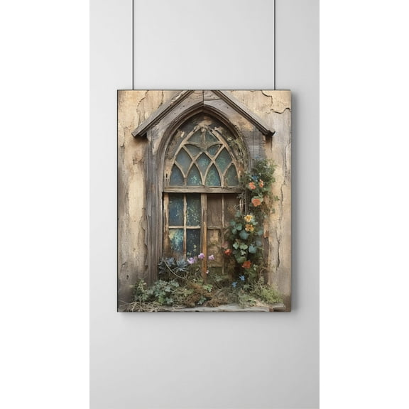 Prismatic Patterns - Stained Glass Canvas Wall Art