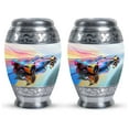 thumbnail image 1 of Prismatic Speed Illusion Car - Keepsake Urns - Sleek Small Urn For Men's Ashes - Tiny Cremation Urn For Adult Memorials 3 Inch, Set Of 2, 1 of 5