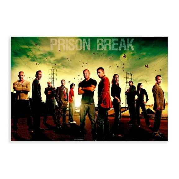 Prison Break Suspense TV Series Poster Restaurant Cafe Bar Canvas Poster Bedroom Decor Landscape Office Room Decor Gift