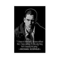 Prison Break TV Series Movie Poster Quotes Canvas Poster Bedroom Decor Landscape Office Room Decor Gift