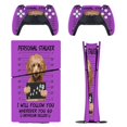 thumbnail image 1 of Prison Dog ,Poodle PS5/PS5 Slim Digital Disc Skin Sticker For Console And Controller Skins, 1 of 7