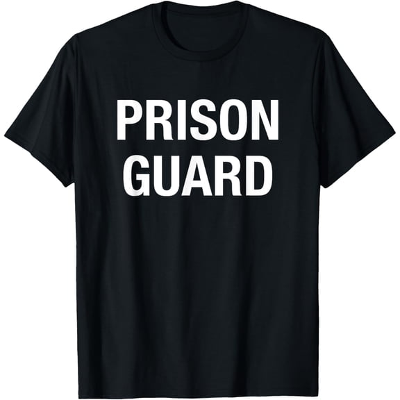 Prison Guard Costume Shirt Corrections Officer Halloween T-Shirt