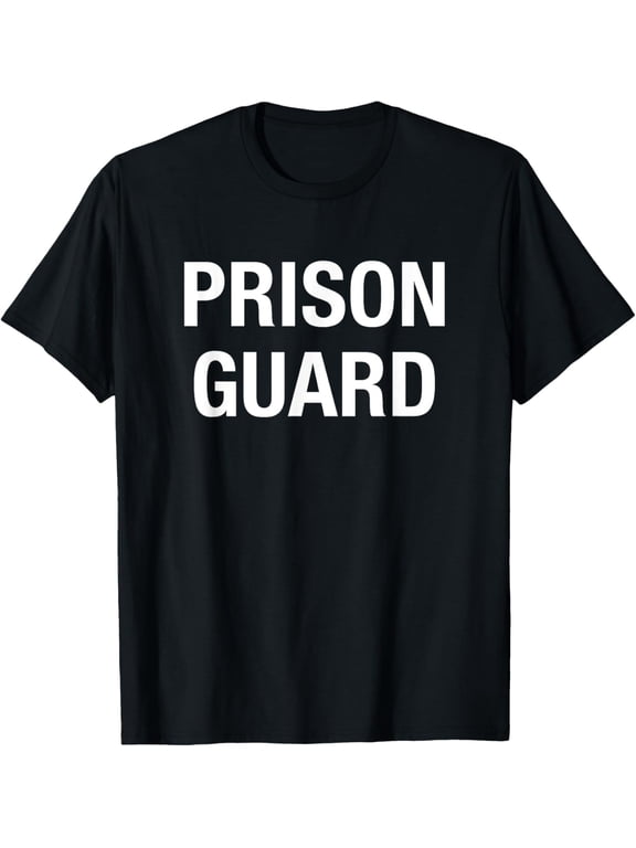 Prison Guard Costume Shirt Corrections Officer Halloween T-Shirt