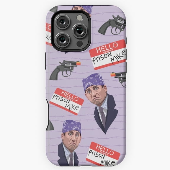 Prison Mike The Office TV Show Funny Phone Case for iPhone 16 15 14 13 12 11 Pro Max - Must Have M97