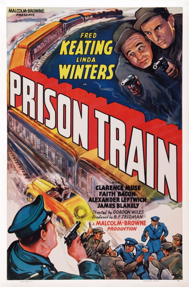 Prison Train U Canvas Art - (24 x 36)