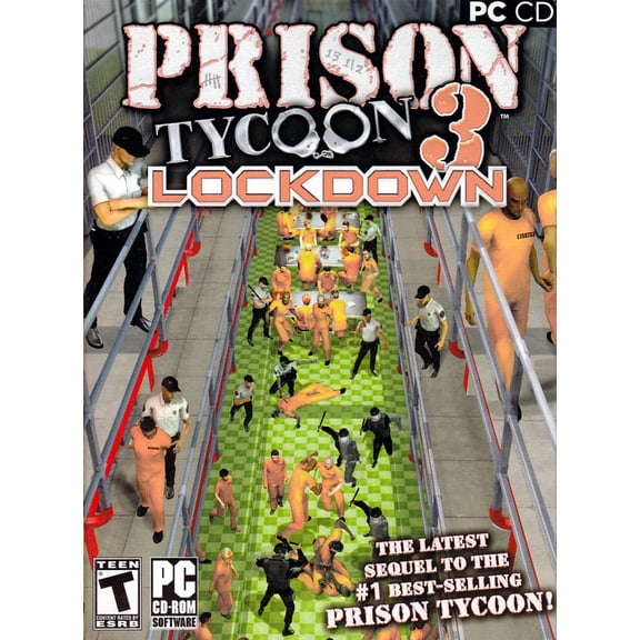 Prison Tycoon 3: LockDown PC CDRom Sim Game - Manage a Correctional Facility