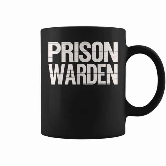 Prison Warden Officer Law Enforcement Guard Coffee Mugs