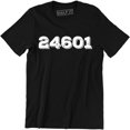 thumbnail image 1 of Prisoner 24601 Classic Men's Men's Movie/TV Gift Holiday T-Shirt, 1 of 4