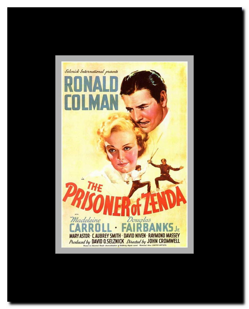 Prisoner of Zenda Framed Movie Poster