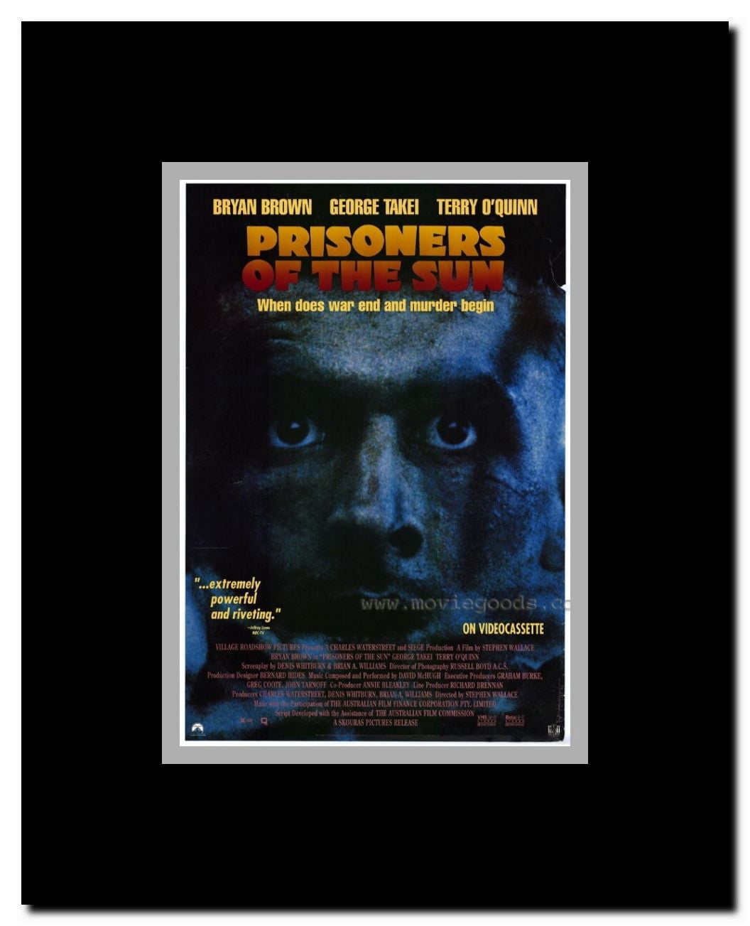 Prisoners of the Sun Framed Movie Poster
