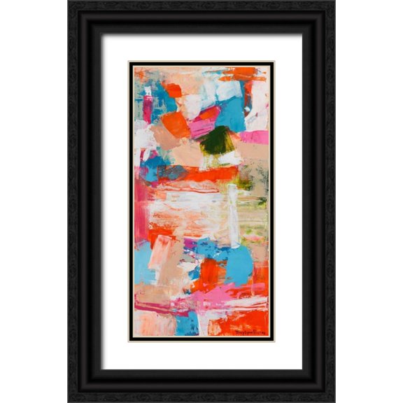 Pristas, Tracy Lynn 11x18 Black Ornate Wood Framed with Double Matting Museum Art Print Titled - Immersed Sequence I