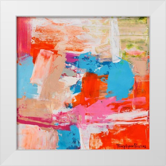 Pristas, Tracy Lynn 12x12 White Modern Wood Framed Museum Art Print Titled - Immersed Sequence III