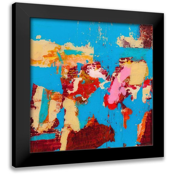 Pristas, Tracy Lynn 15x15 Black Modern Framed Museum Art Print Titled - Folded Sunset I