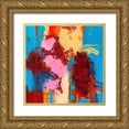 thumbnail image 1 of Pristas, Tracy Lynn 20x20 Gold Ornate Wood Framed with Double Matting Museum Art Print Titled - Folded Sunset II, 1 of 4