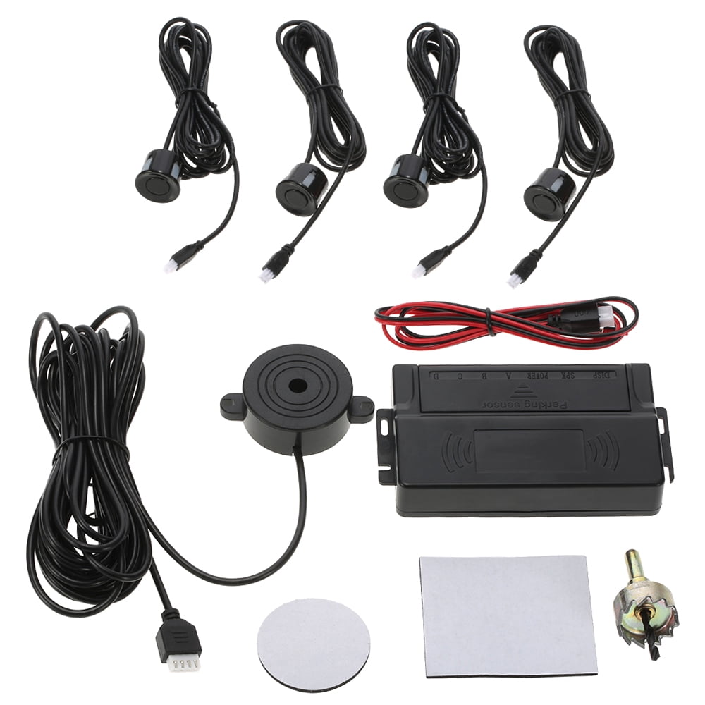 Pristin Car Auto 4Sensor Parking Kit Reverse Alarm System